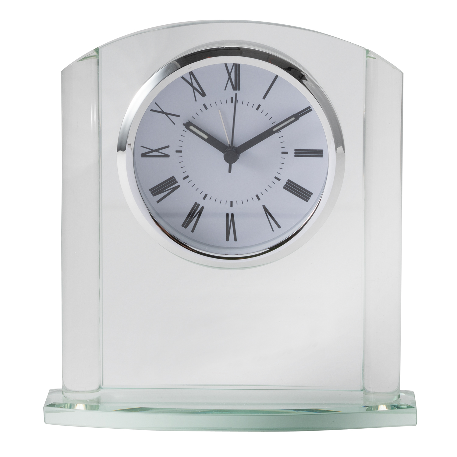 Arch Glass Desk Clock 2