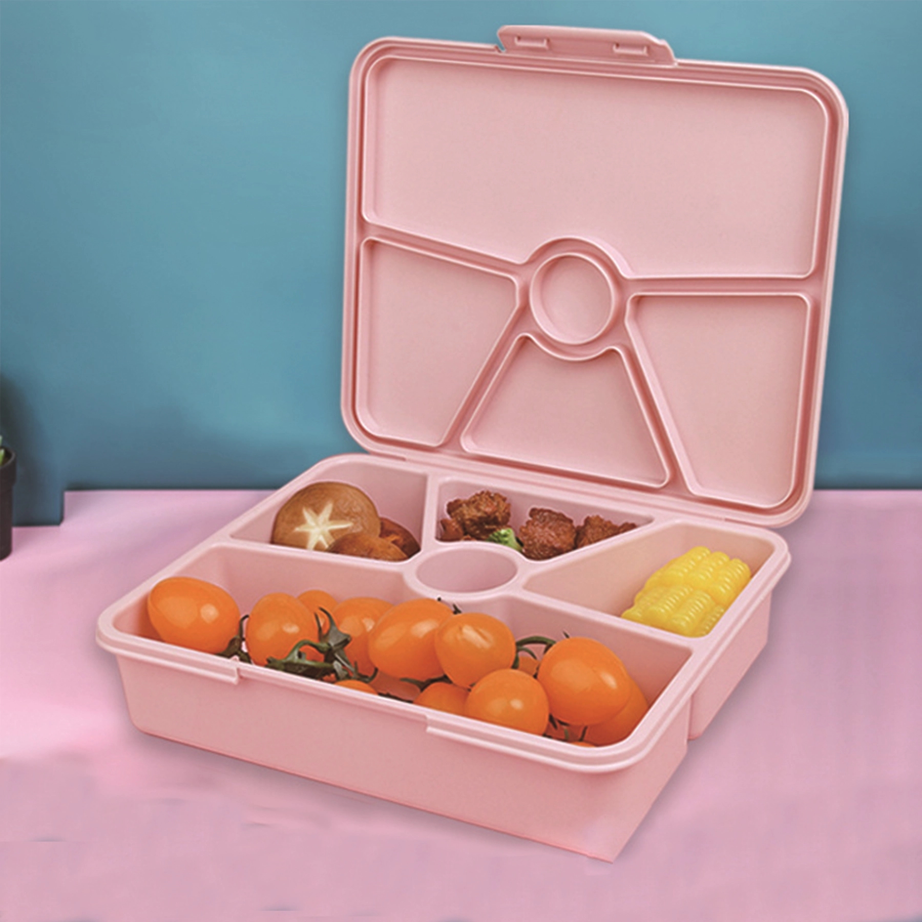 Large Capacity Five-Compartment Lunch Box 3