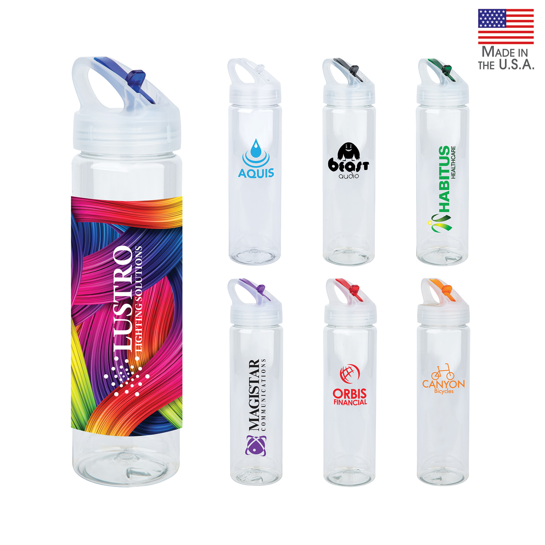NEWPORT II 25 oz. PET Bottle with Flip Spout 3