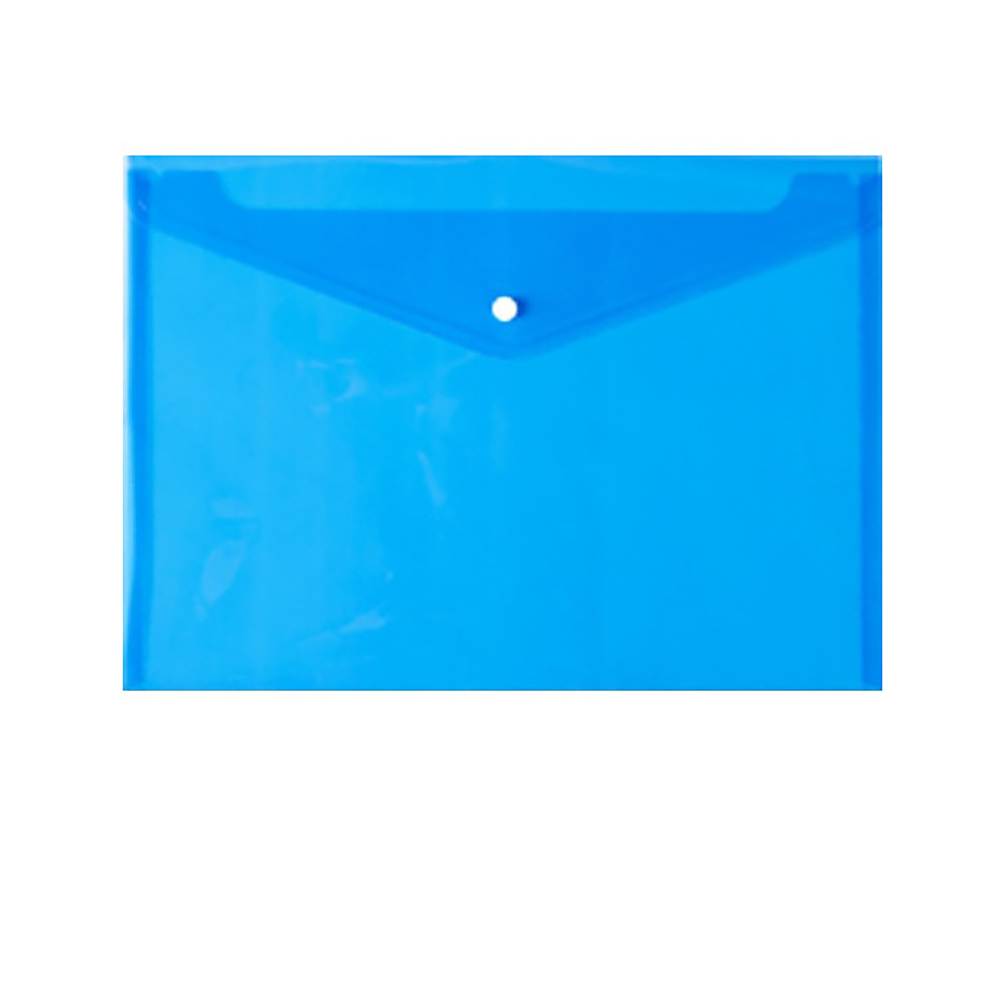 Transparent Snap Button Document Folder Polypropylene 8