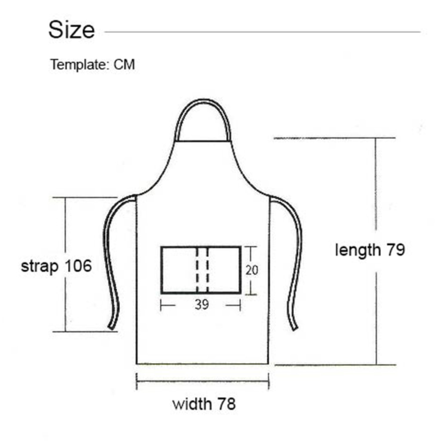 12 oz. 100% Cotton Denim Kitchen Aprons w/ Grey front straps & 3 Pockets 3