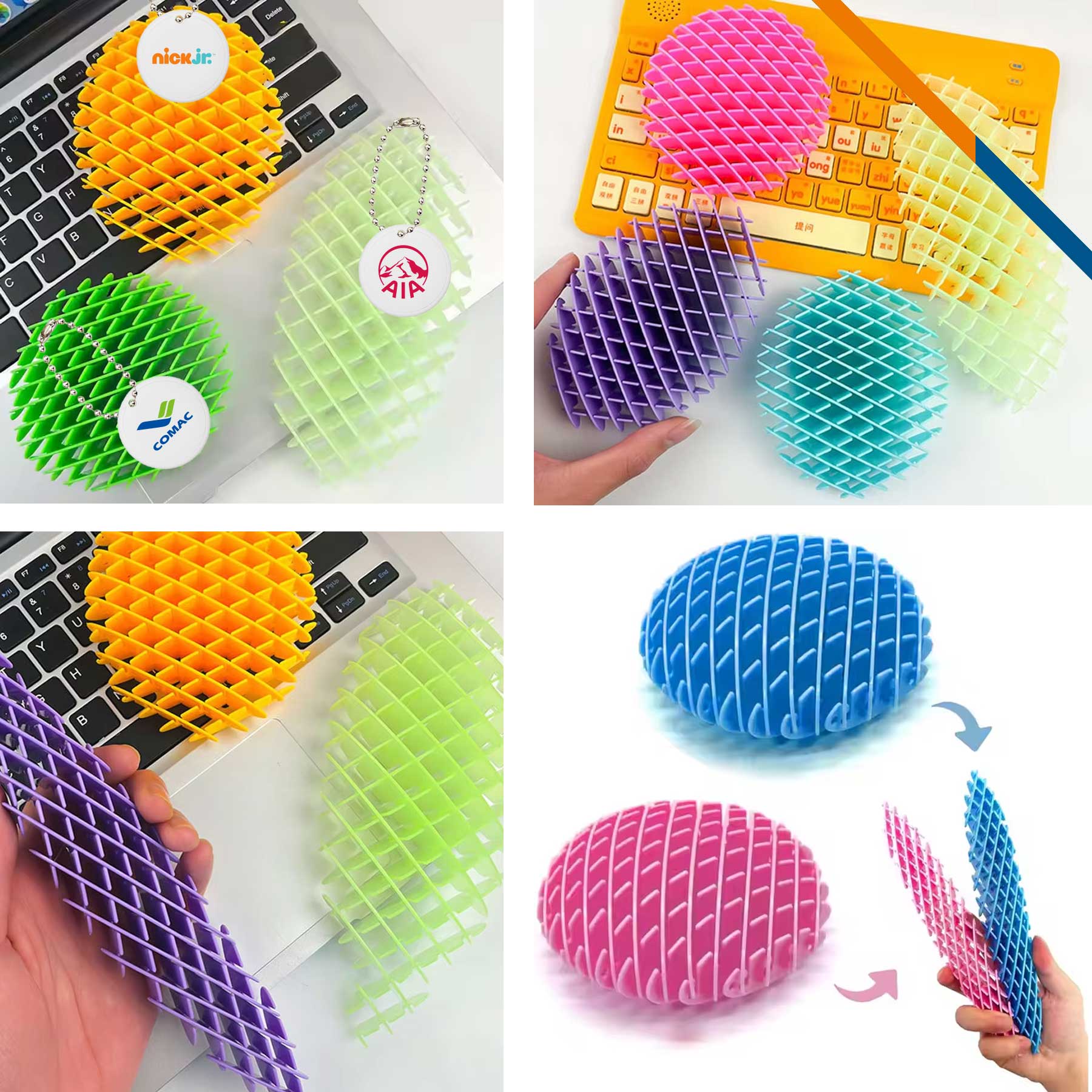 Velti Fidget Sensory Worm 8