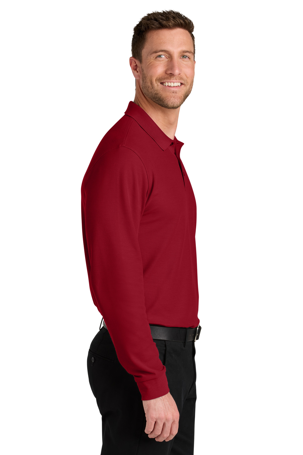 Port Authority Wearever Signature Pique Long Sleeve Polo K200LS 9