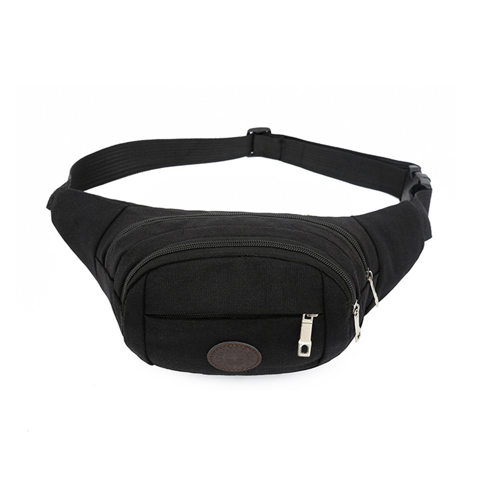 Multifunctional large canvas fanny pack waist bag chest bag 8