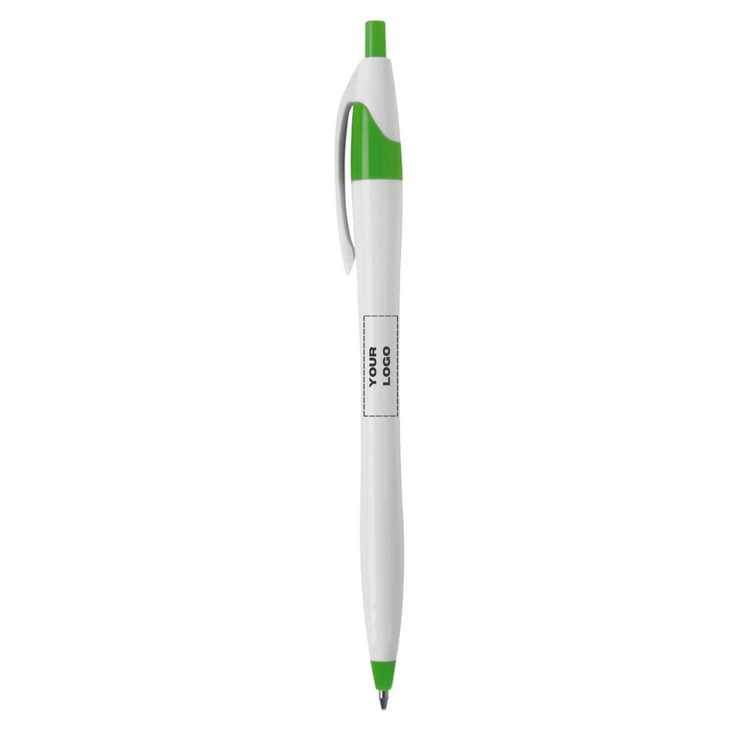 White Corporate Click Dart Pen 3