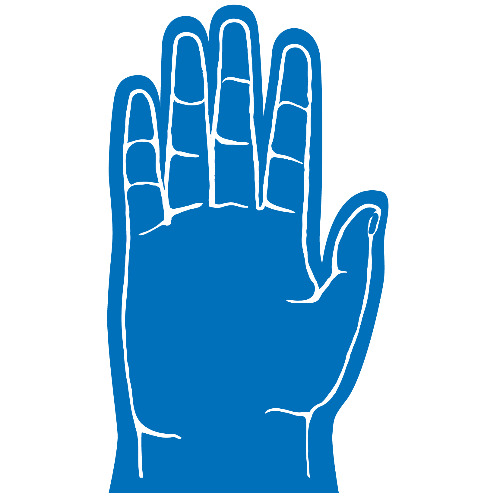 5 Finger Foam hand 15