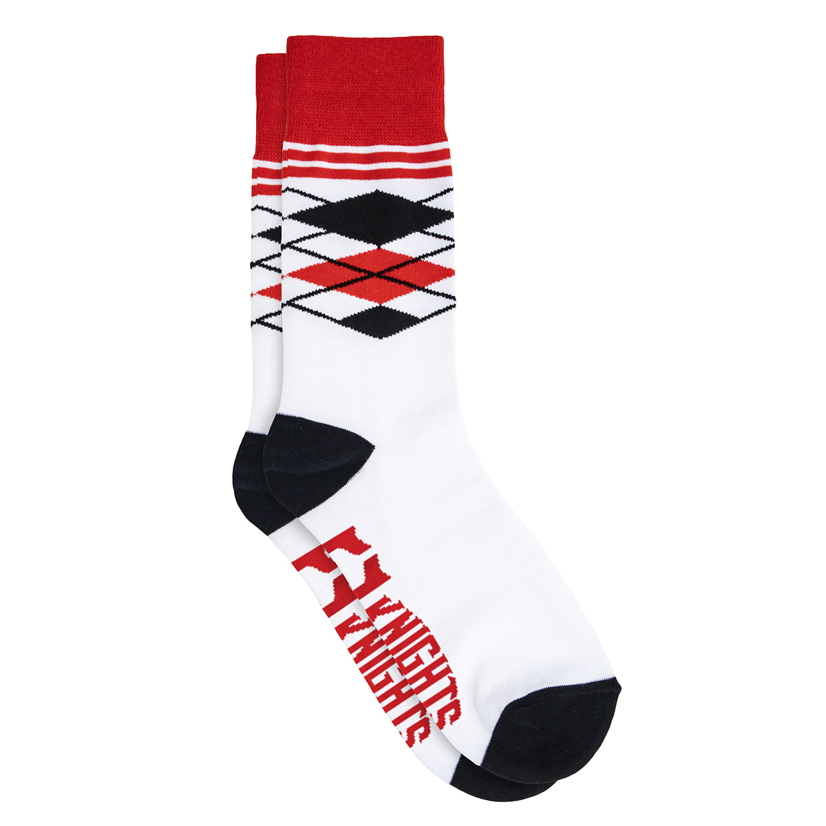 Half Argyle Simpler Socks