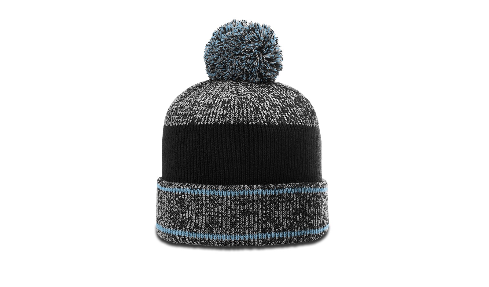 Heather Beanie with Cuff & Pom 3