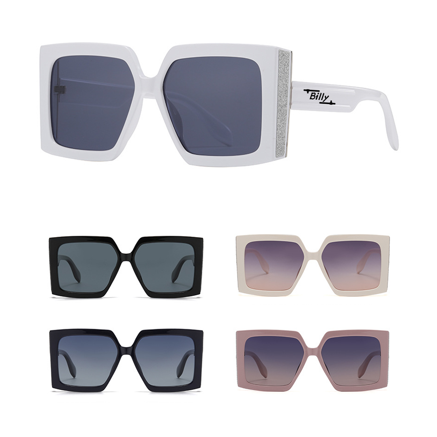 Oversized Sunglasses For Women Square Fashion 9