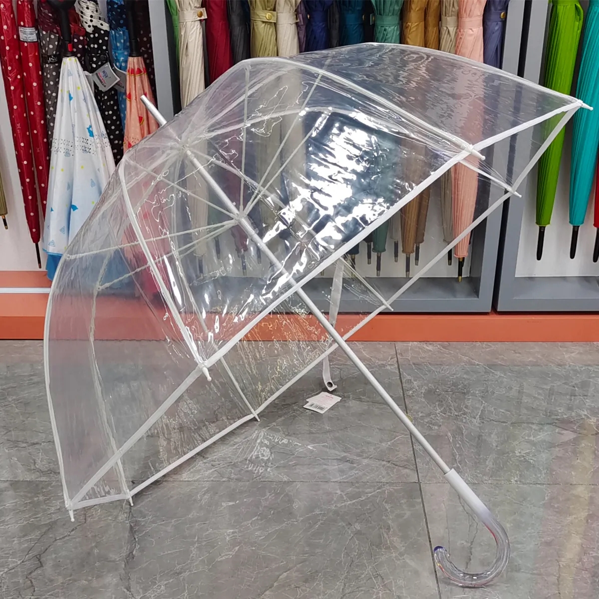Signature Clear Bubble Wedding Umbrella 2