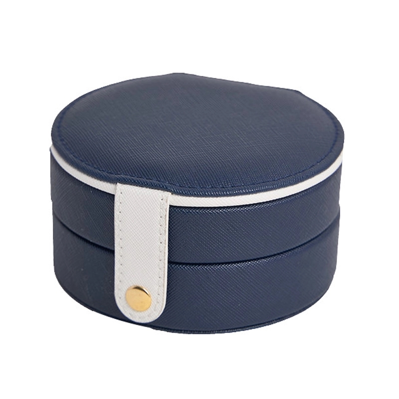 Portable Travel 2-Layer Jewelry Organizer Box with Mirror 5