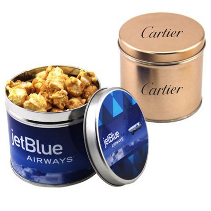 Round Tin with Caramel Popcorn 2