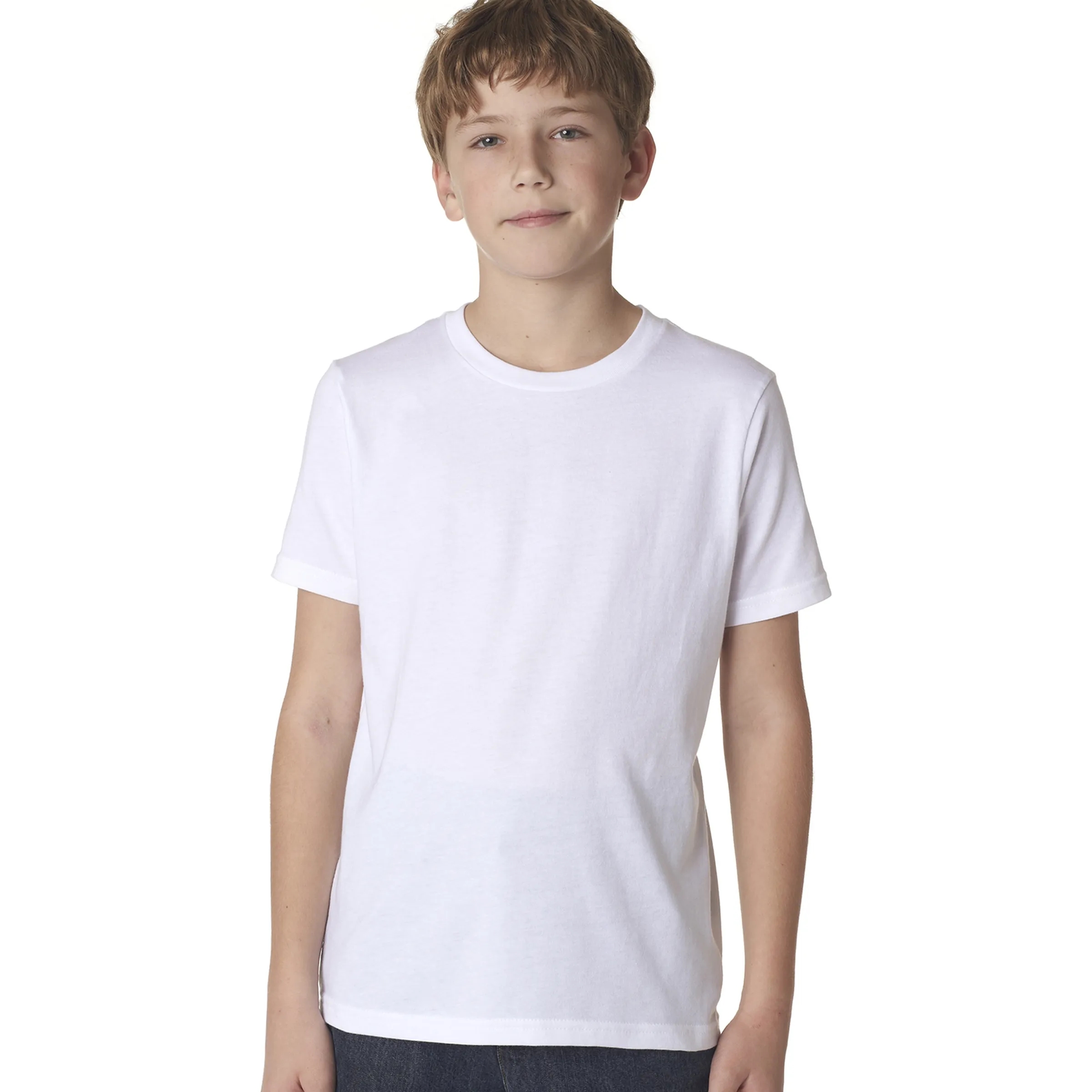 Next Level Youth Boys' Cotton Crew 20