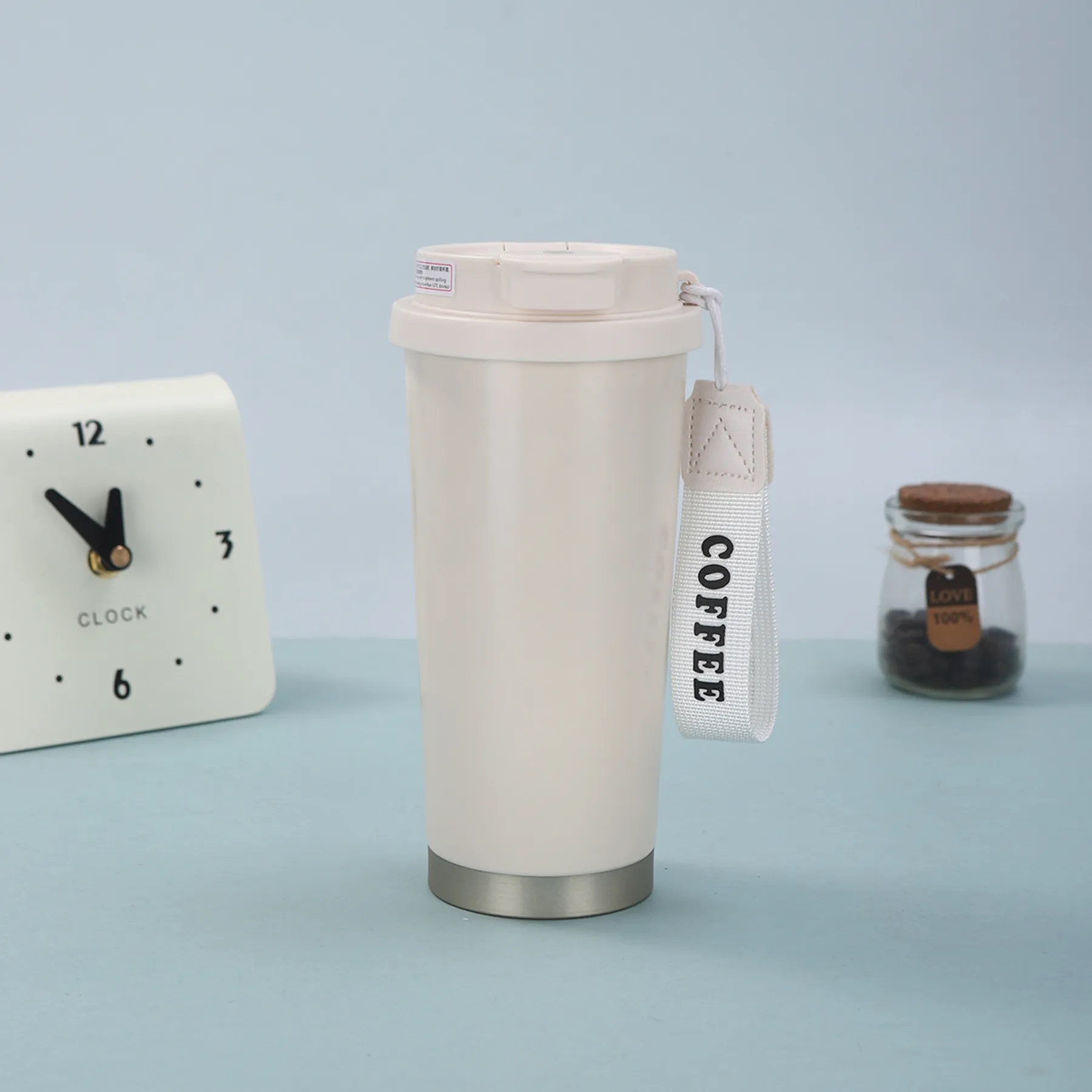 17 Oz. Stainless Steel Double Wall Travel Mug with Rope 5