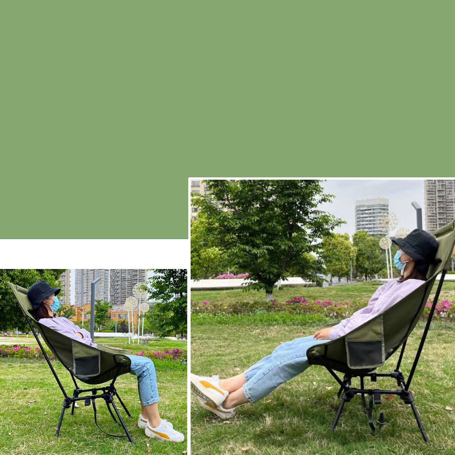 Portable Folding Camping Chair Set 7