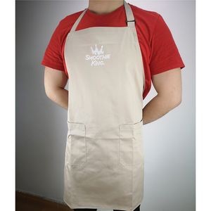 Custom Logo Chef Cooking Aprons for Cafe Restaurants Kitchen Apron 4
