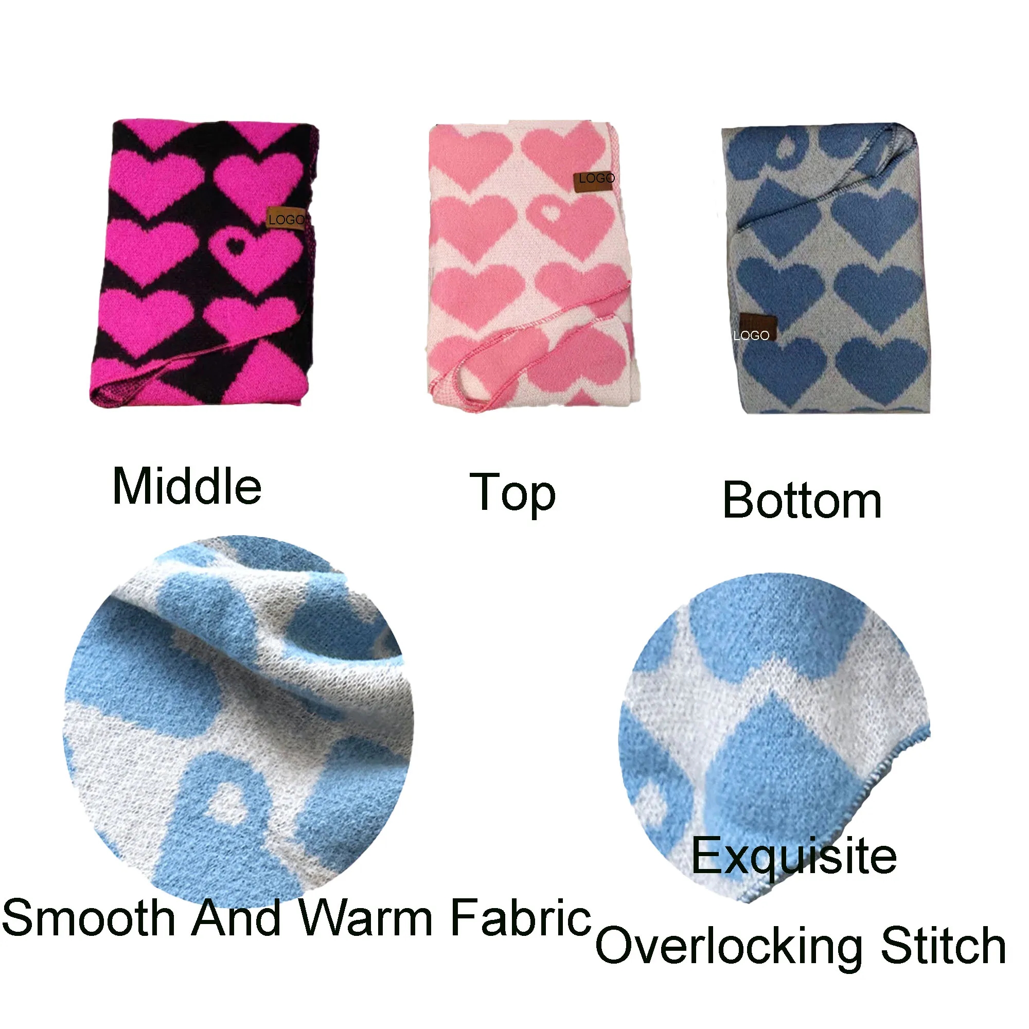 Spot Winter Soft Knitted Scarf 3