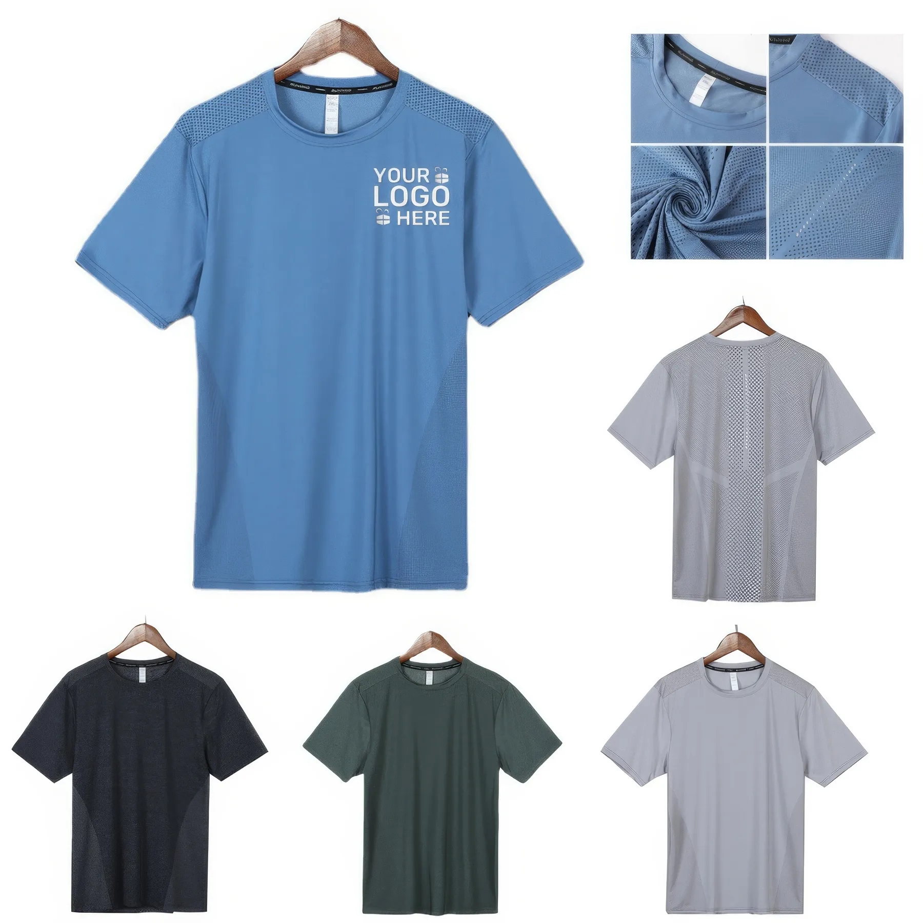 Mens Short-Sleeved Polo Quick-Drying 4