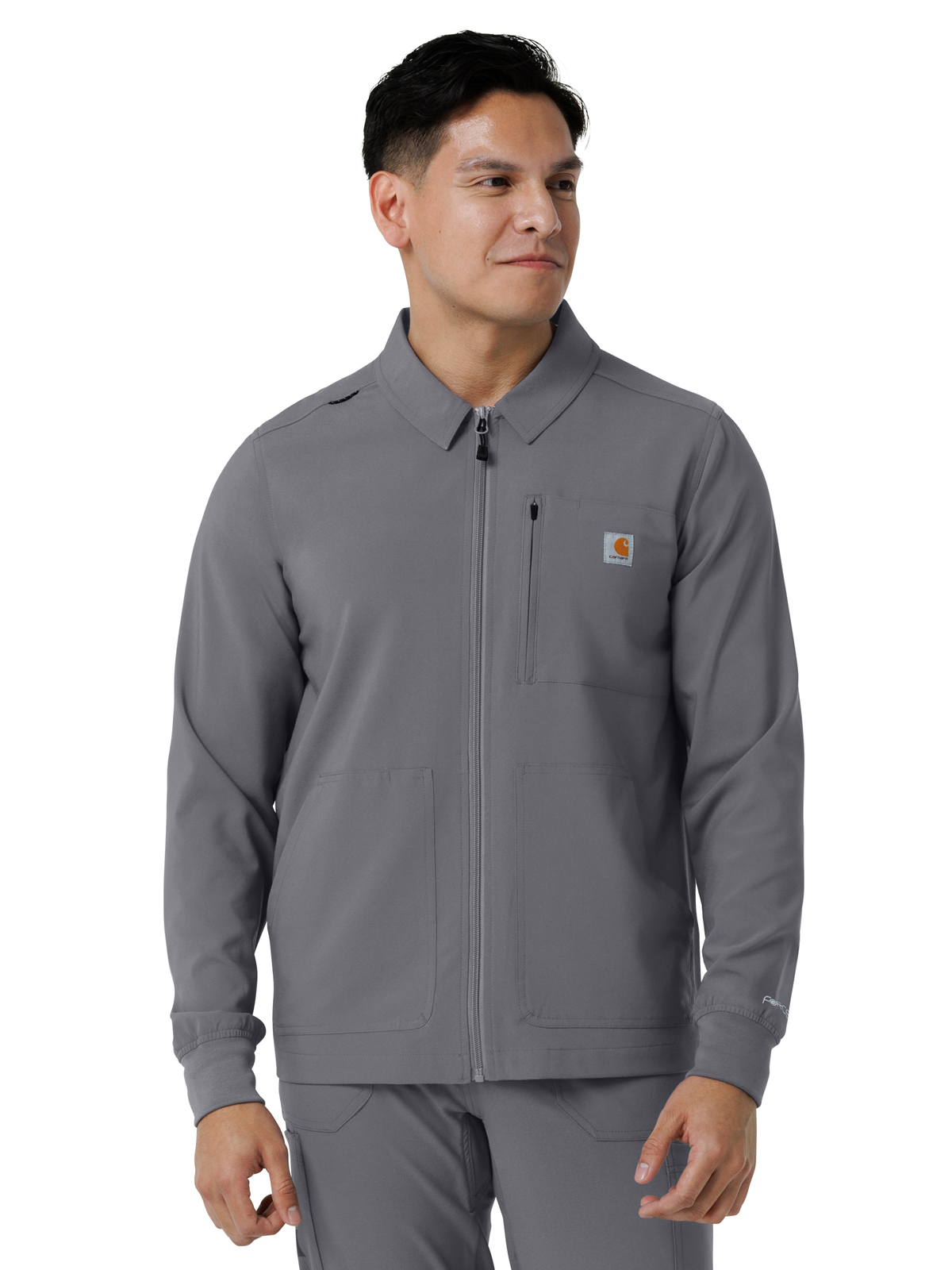 Carhartt Scrubs - Force Cross-Flex - Men's Six-Pocket Lightweight Scrub Jacket 3