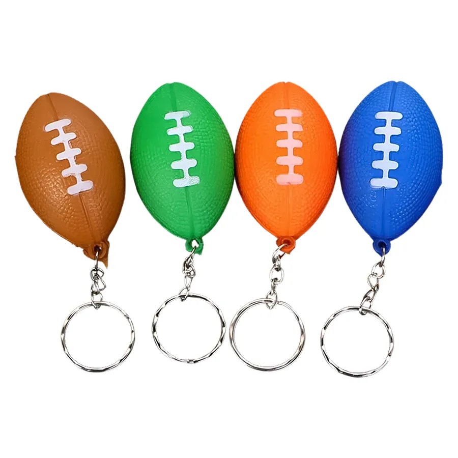 Pitted Rugby Keychain Stress Ball 3
