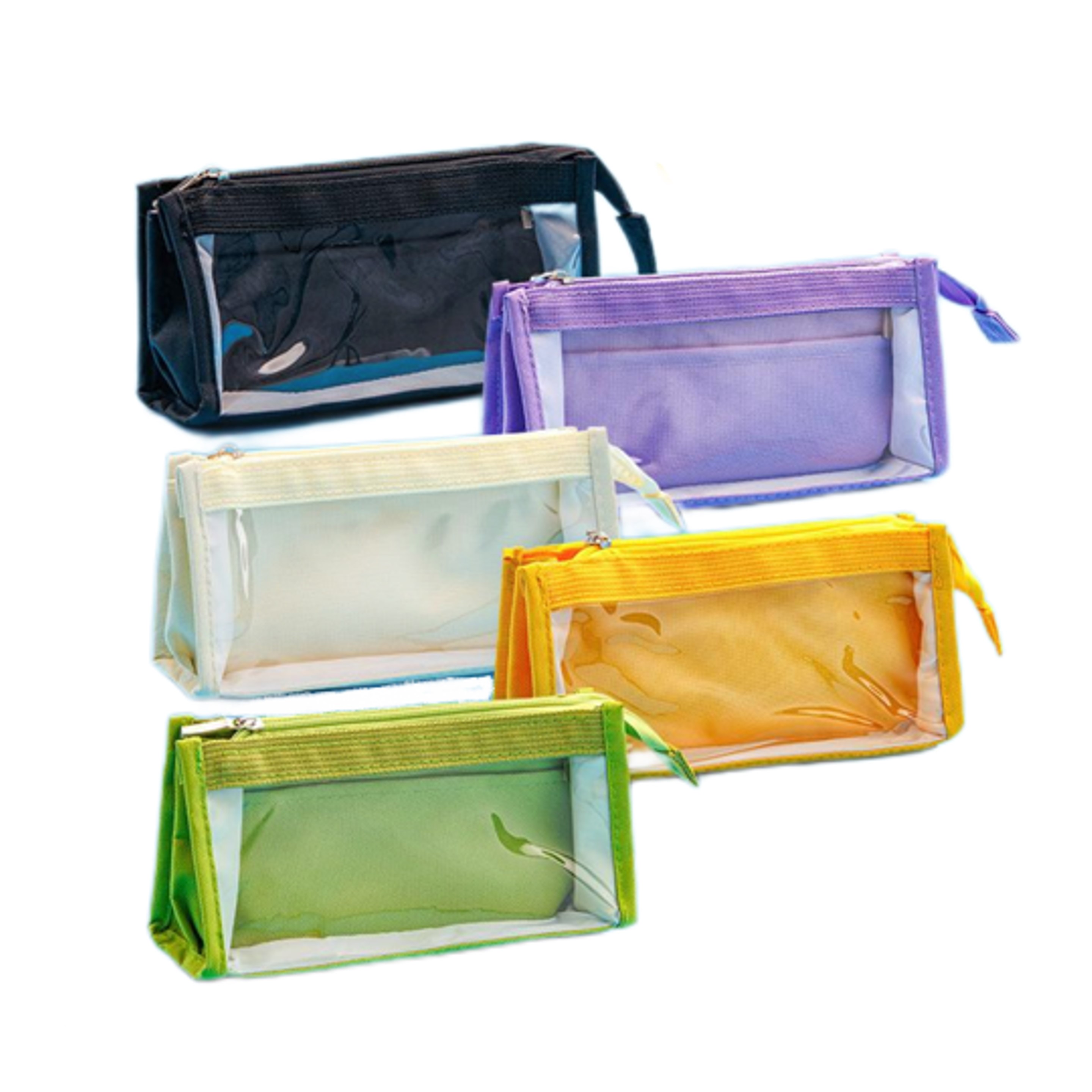 Multi Layered Clear Pencil Bag (Direct Import) 2