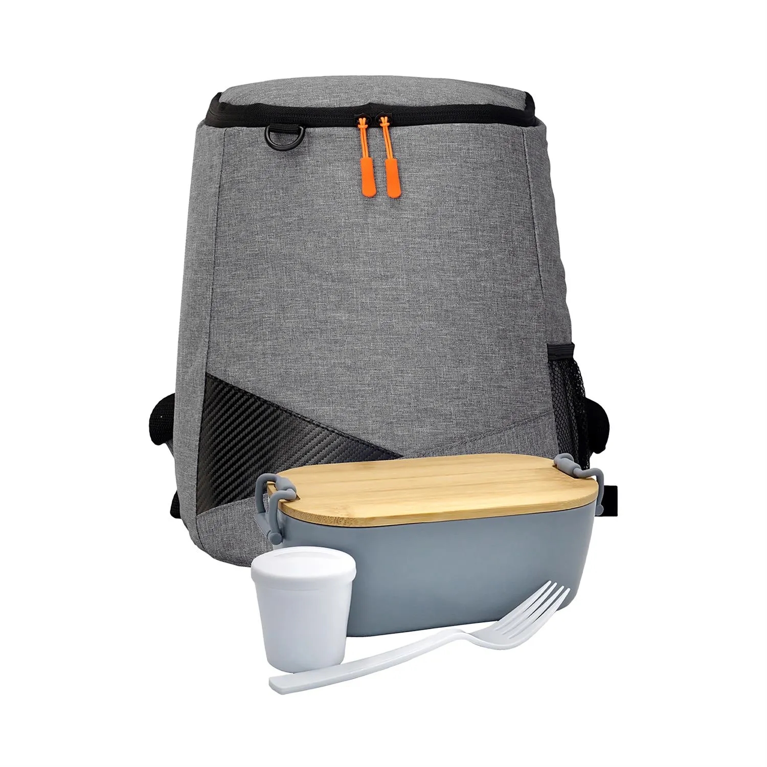 Bamboo Lunch Box Backpack Set 17