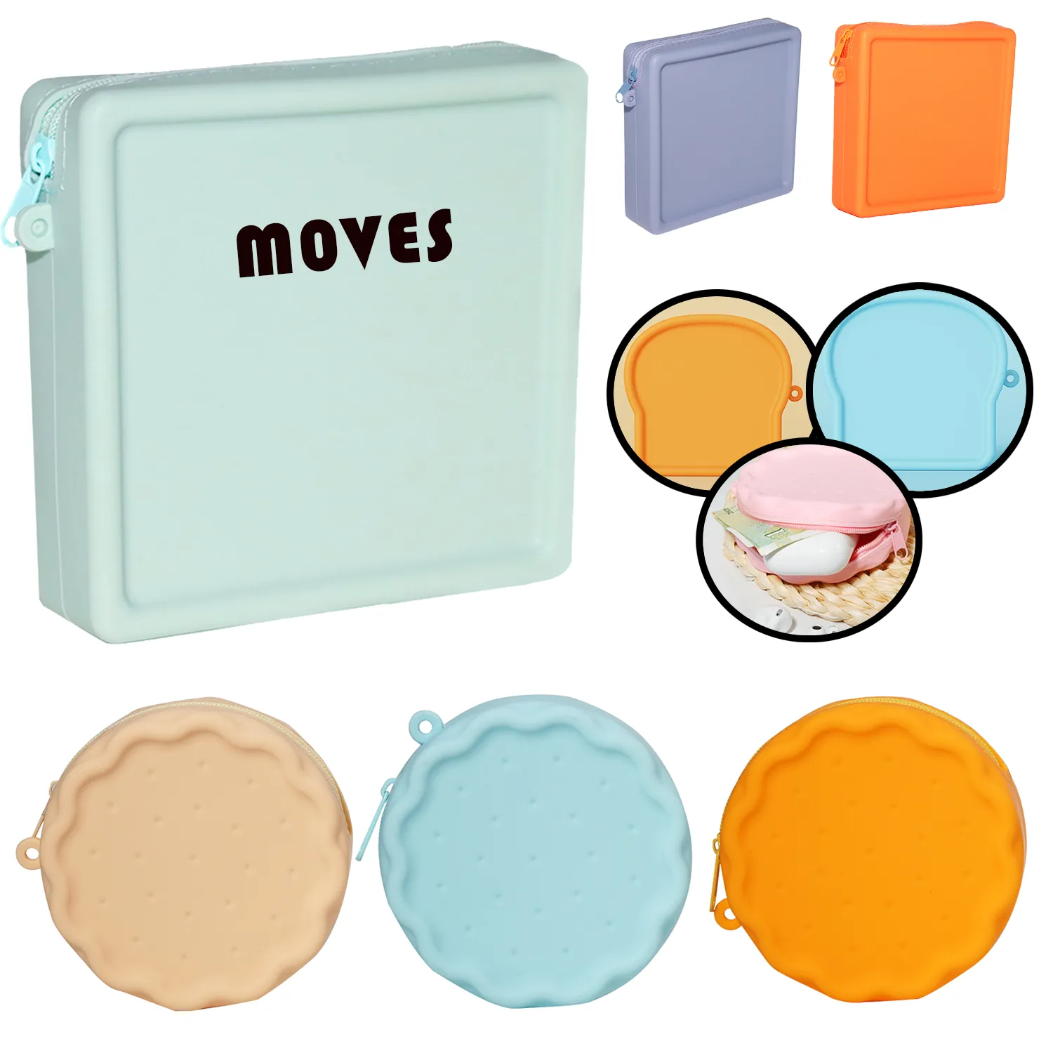 Macaroon Silicone Coin Purse 9