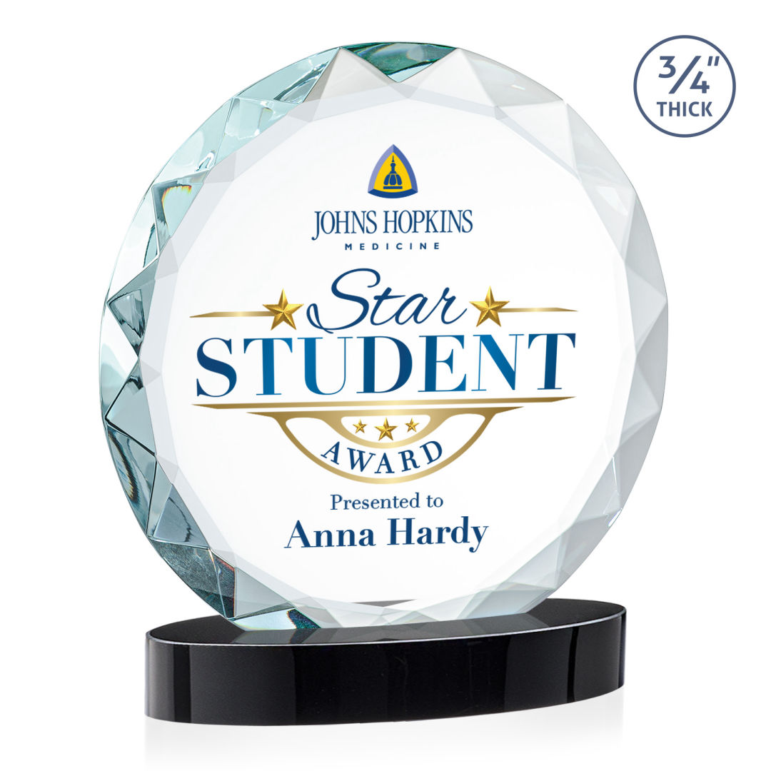 Centura VividPrint™ Award on Alberton Base - Black 8