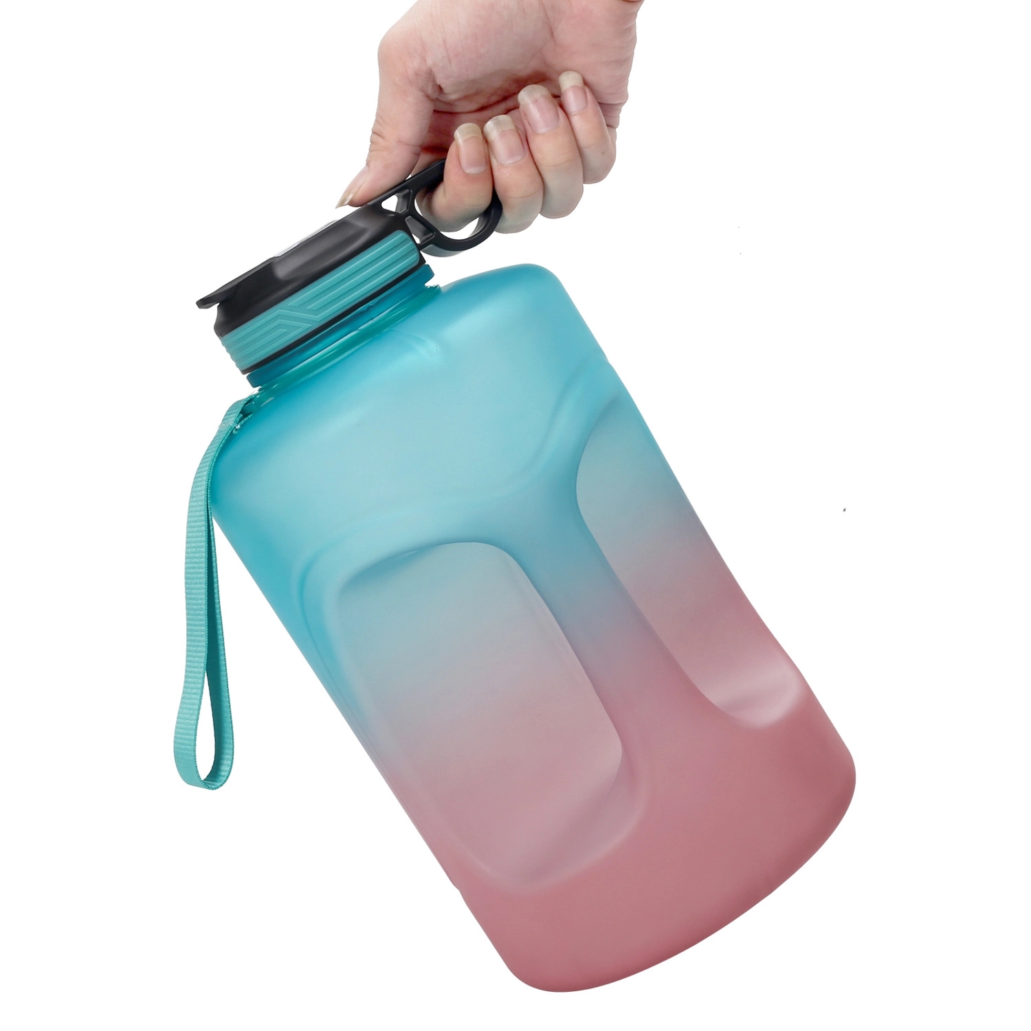 Custom 1 Gallon Water Bottle With Time Marker 9