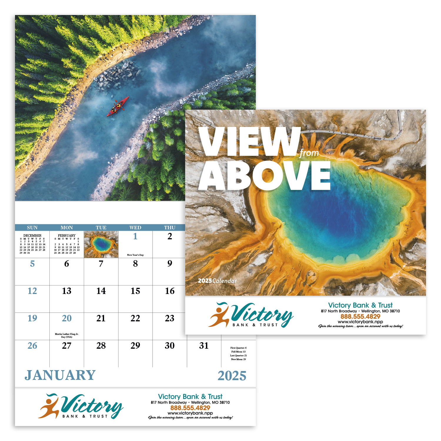 Good Value™ View from Above - Stapled Calendar 2
