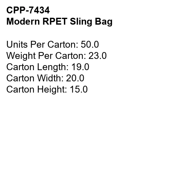 Modern RPET Sling Bag 13