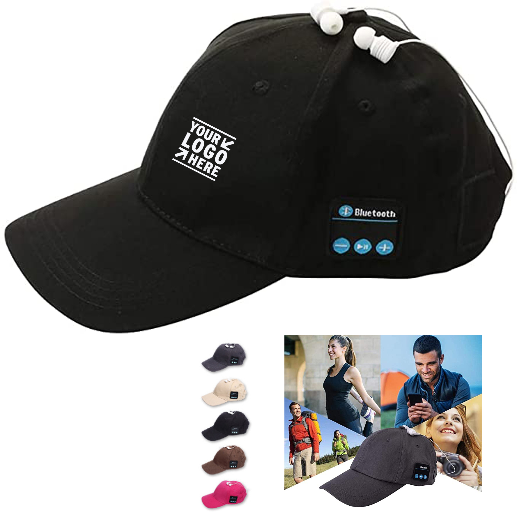 Wireless Bluetooth Baseball Cap