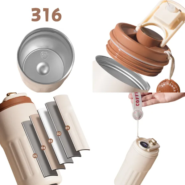 Intelligent Temperature-Measuring Insulated Cup 5