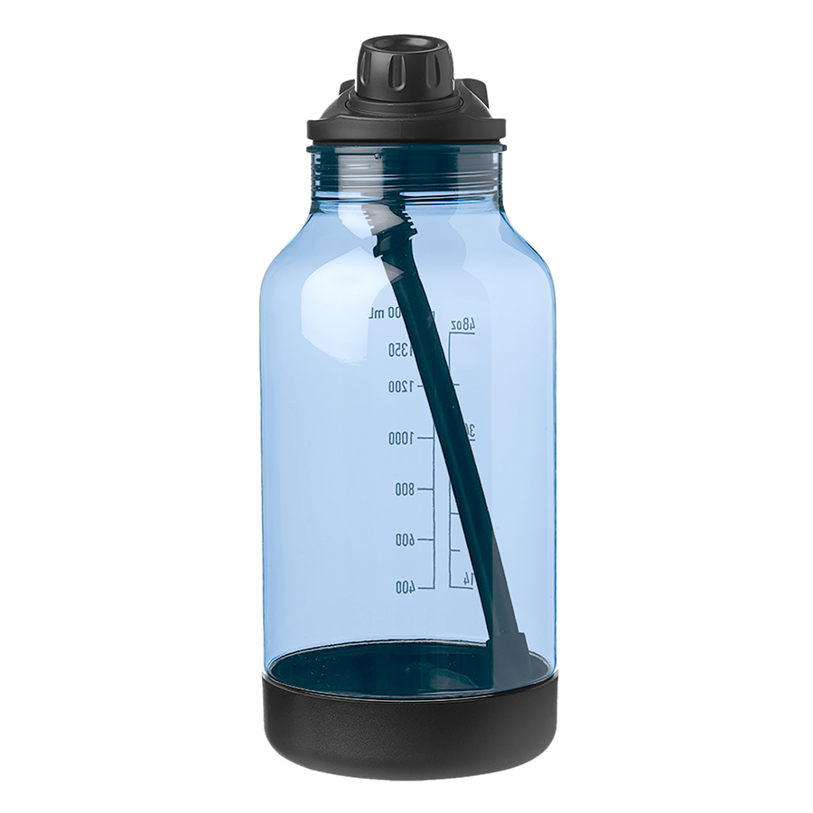 Plastic Sports Water Bottle with Sip Straw - featuring 10