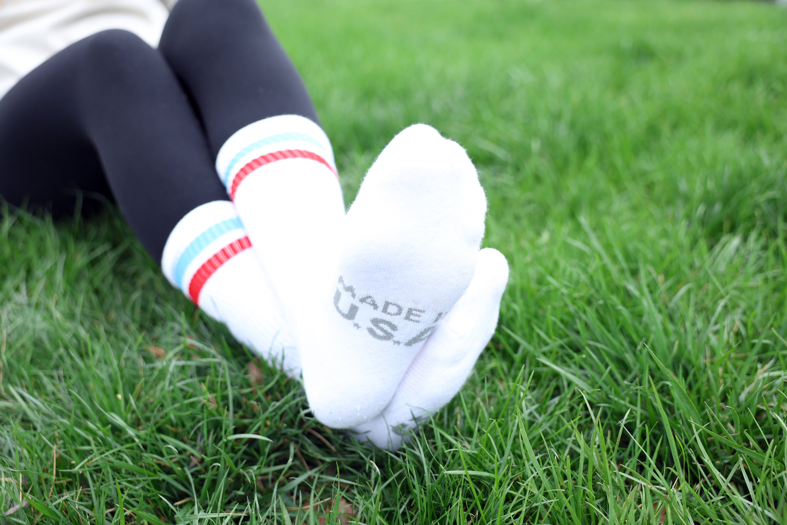 Ribbed Athletic Crew Sock - MADE IN USA 3