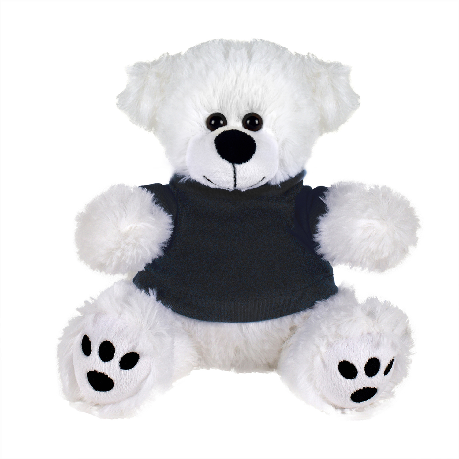 Plush Bear w/ Embroidered Paws and T-Shirt 25