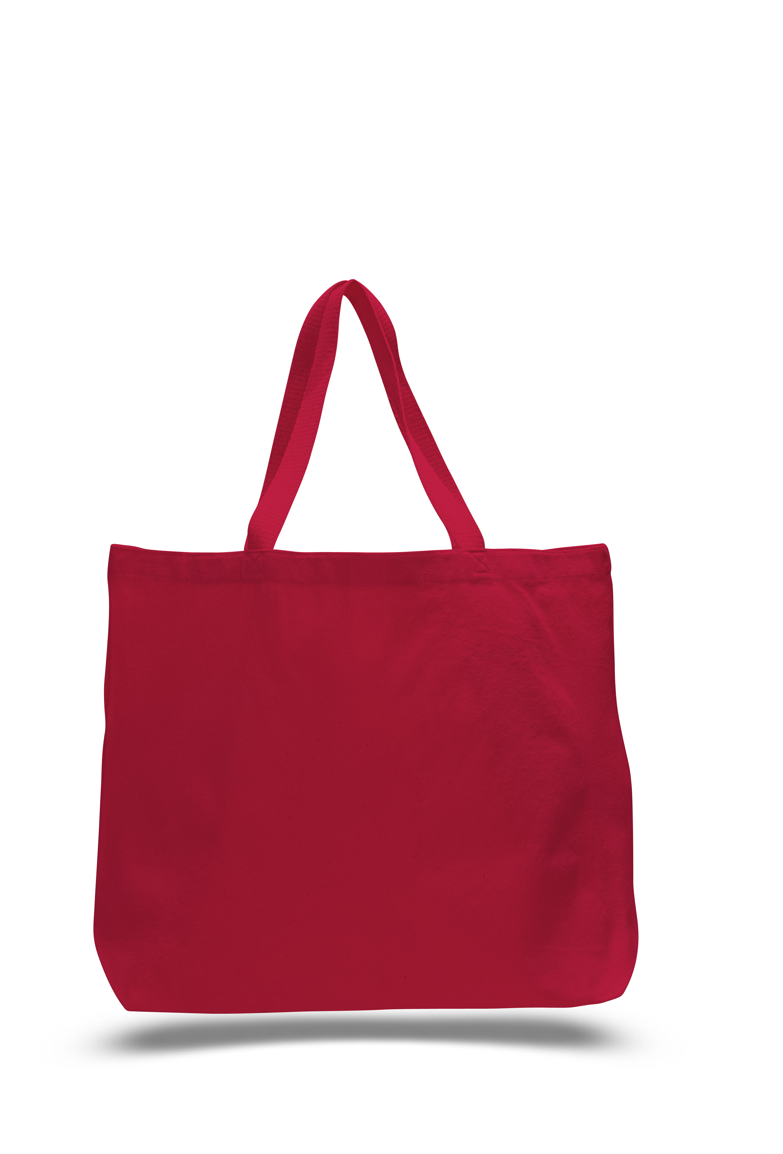 Heavy 12 oz. Cotton Canvas Jumbo Tote Bag - Colors, custom tote bag with logo imprint 2