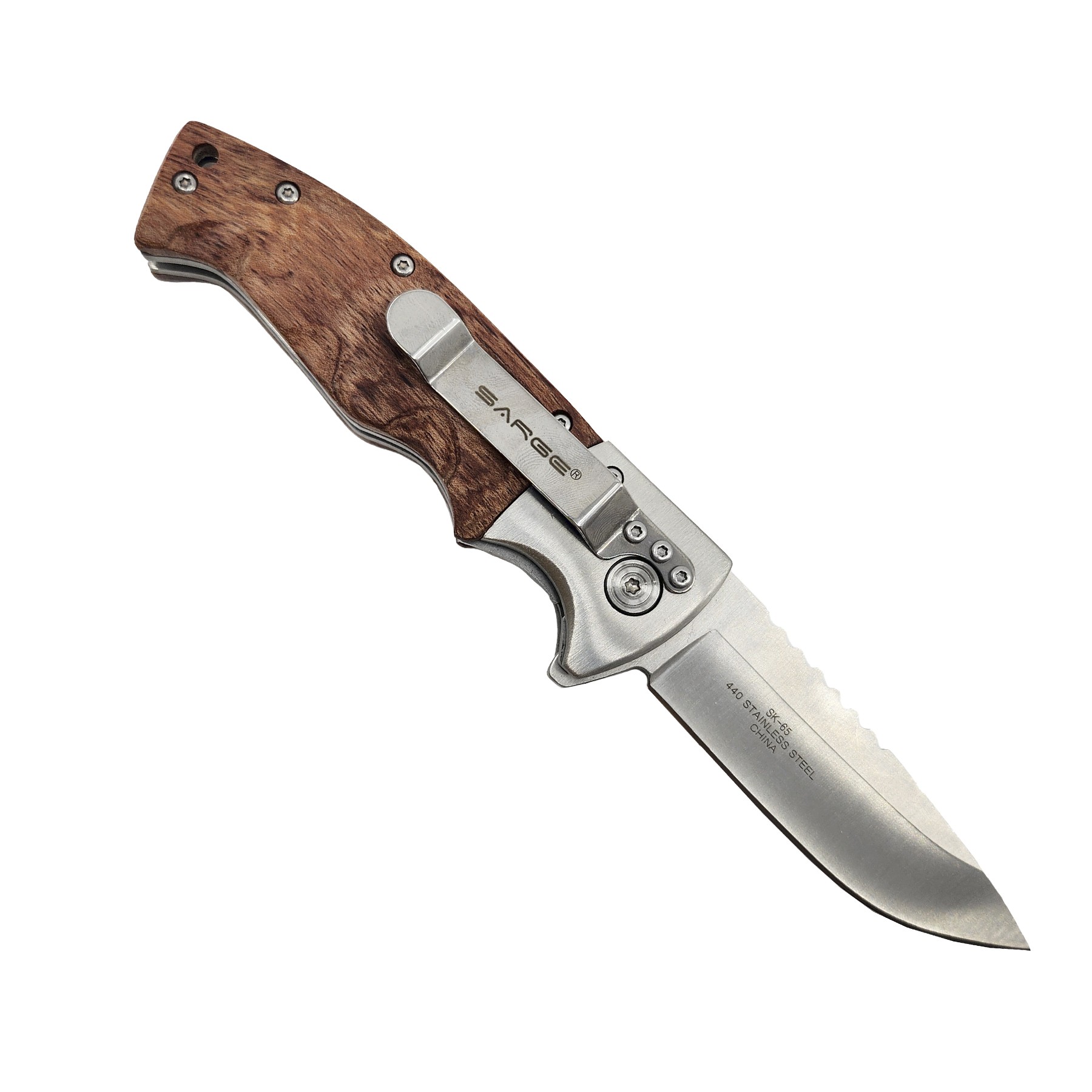 Flash - Wooden Swift Assist Pocket Knife 3