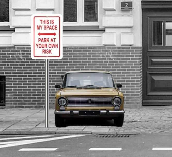 My Parking Signs - 1ft x 1ft (SQFT) 2