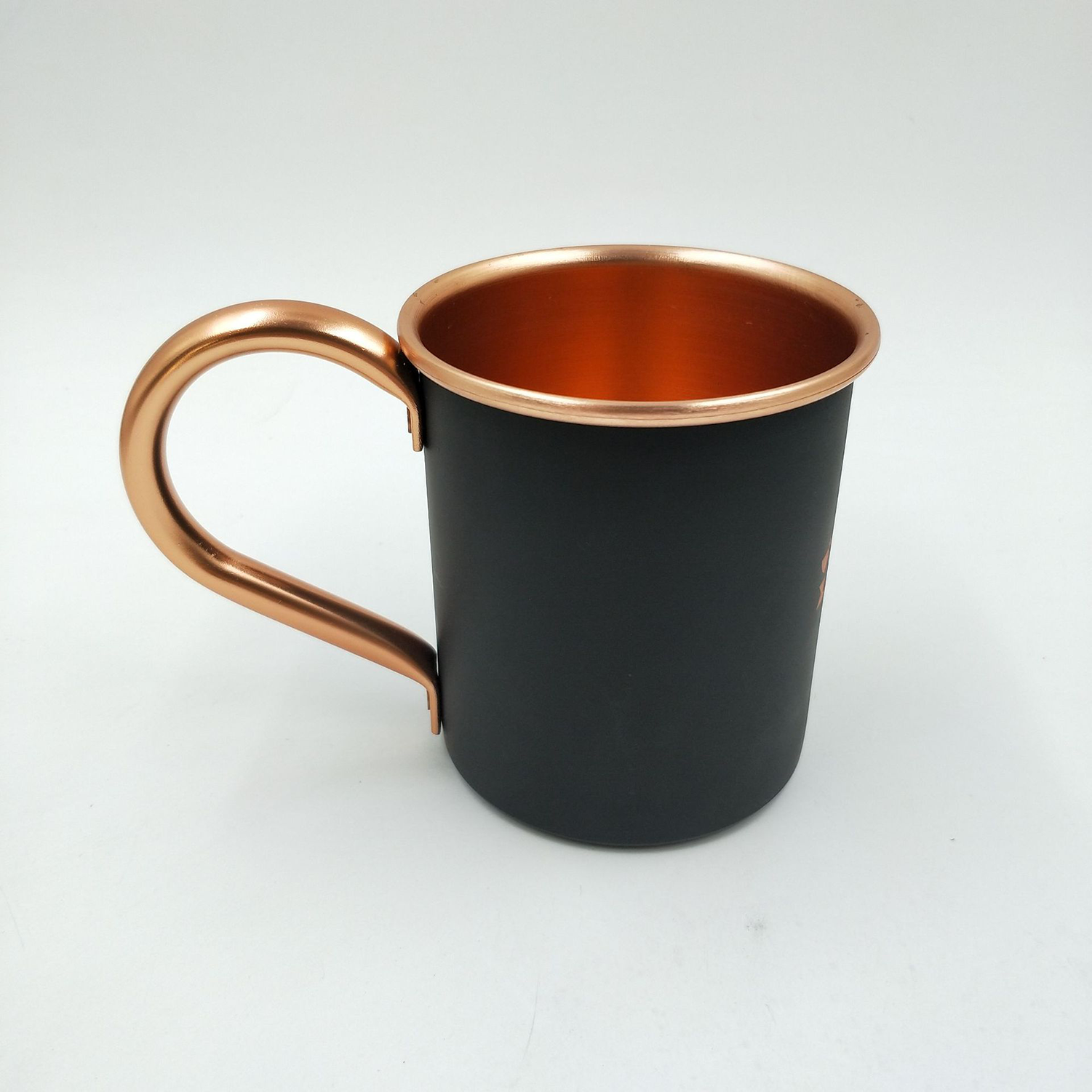 Outdoor Portable Black Spray Painted Mug 3