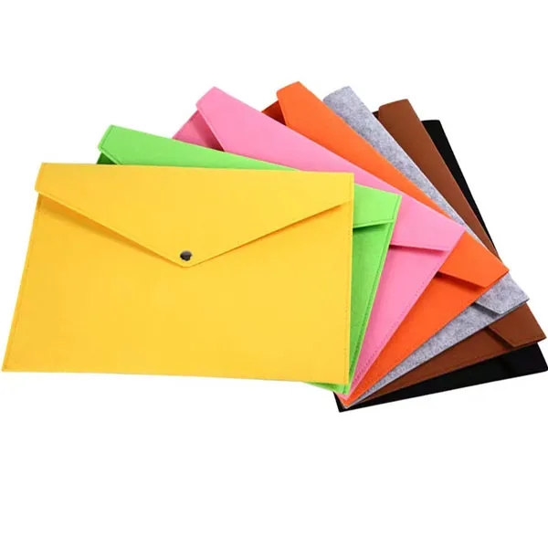 Portable A4 Felt File Folders Storage Bag 4