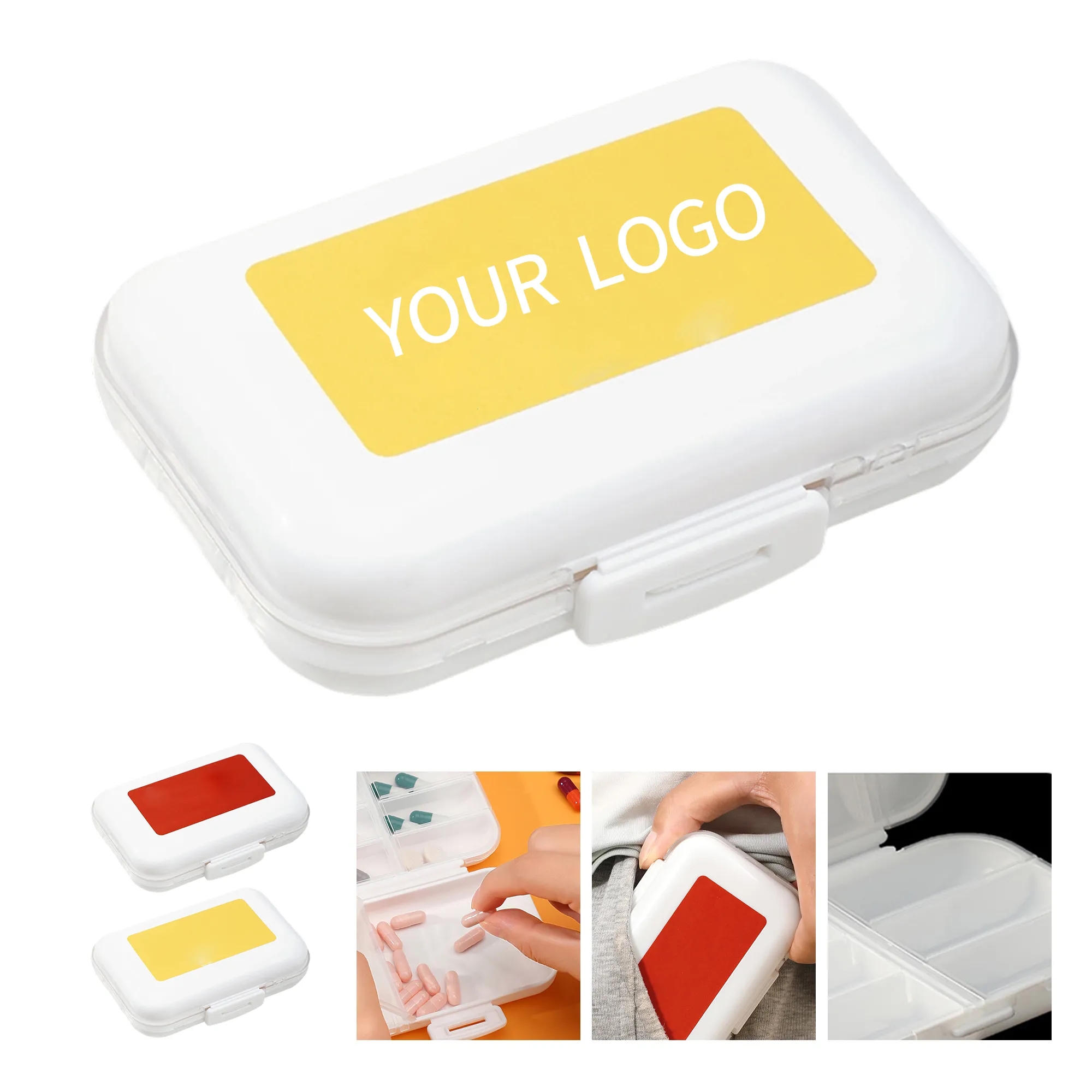 Portable Storage Box with Multiple Compartments Plastic 2