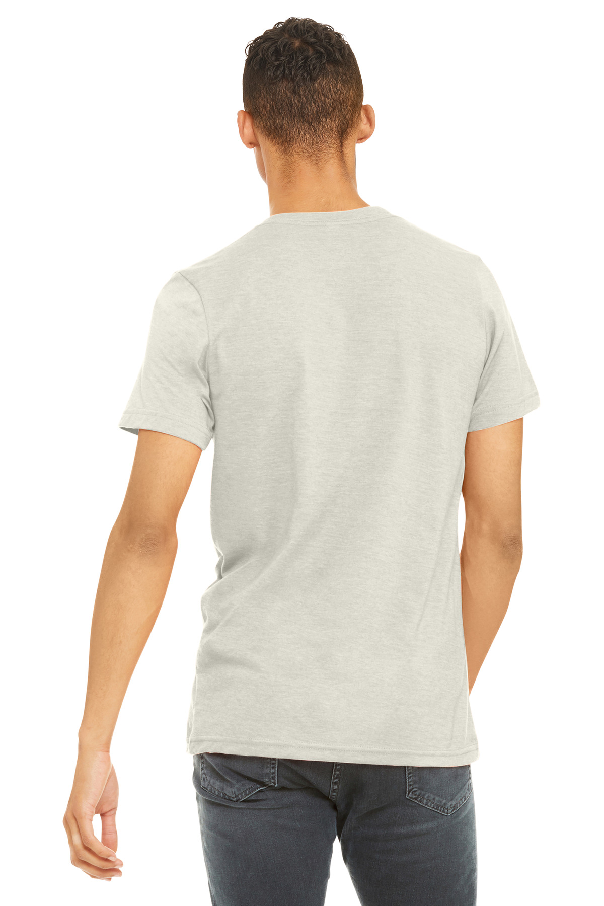 BELLA+CANVAS Unisex Heather CVC Short Sleeve Tee. BC3001CVC 52