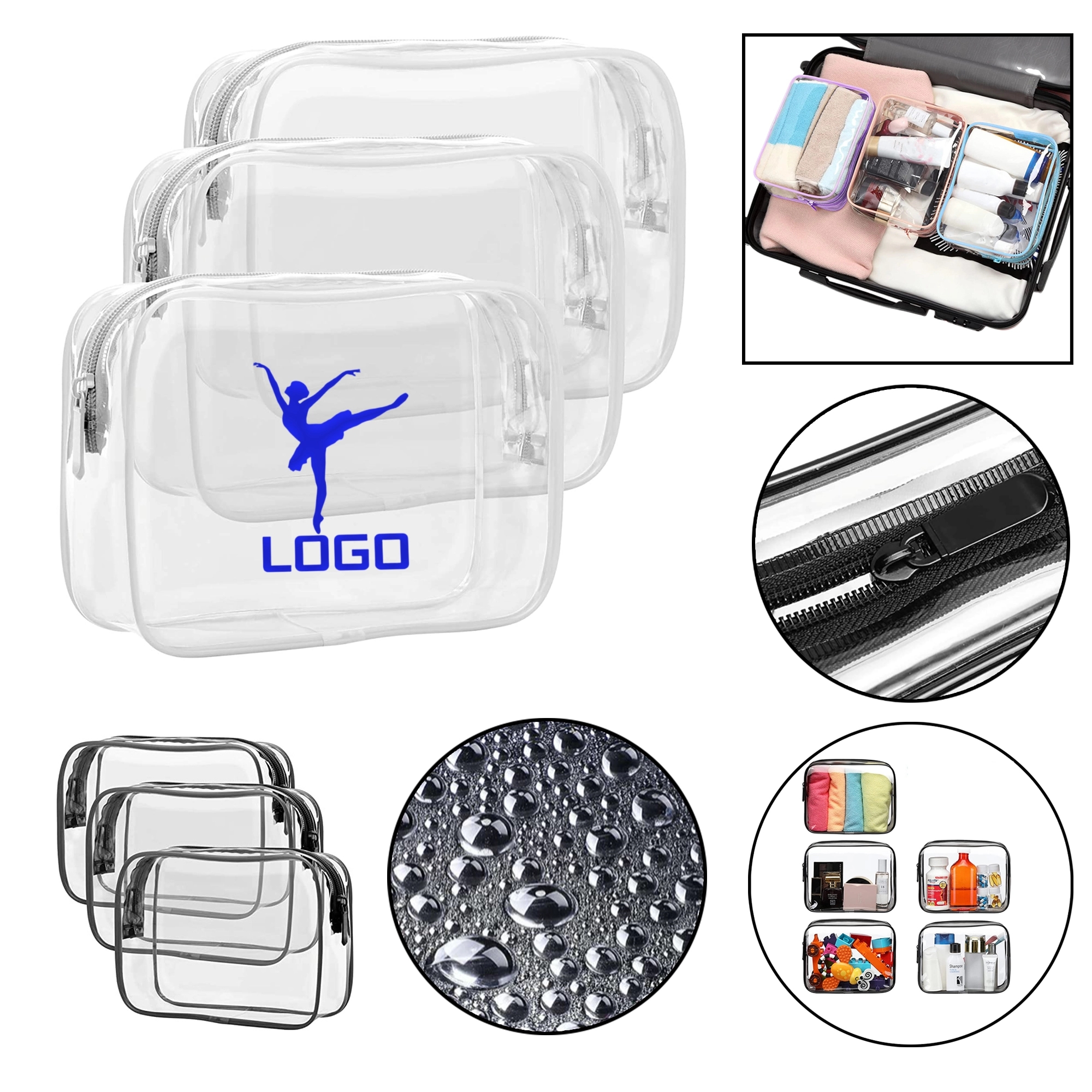 Waterproof Clear Makeup Bag 6