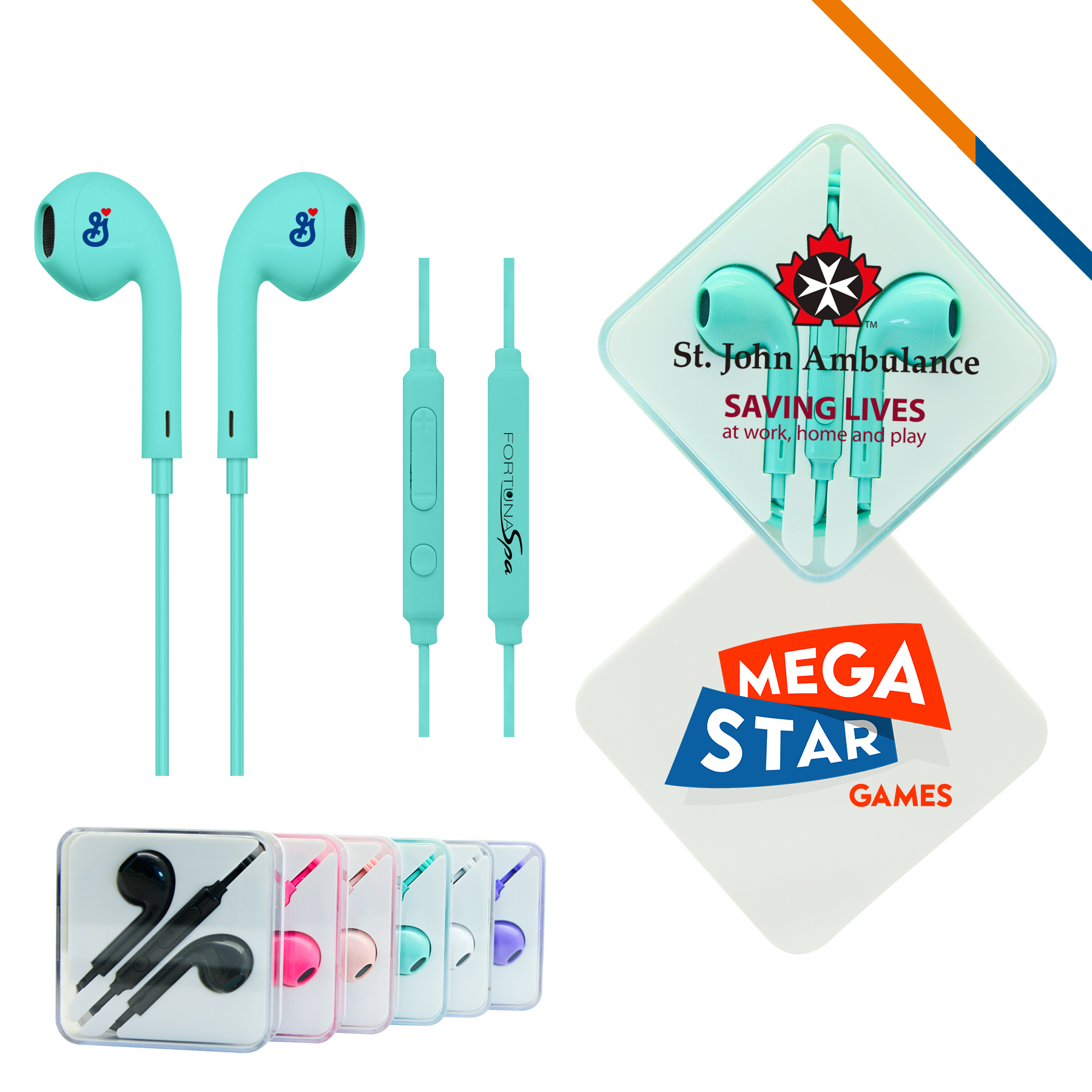 3.5mm Rhombus Wired EarBuds 5
