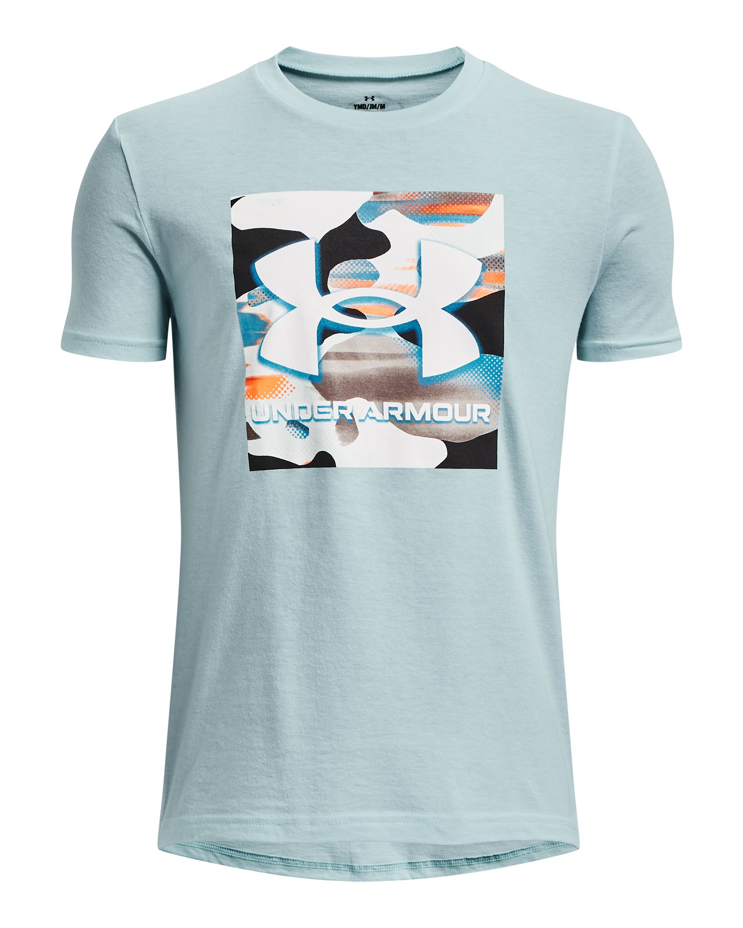 Boys' UA Big Logo Camo Short Sleeve 2