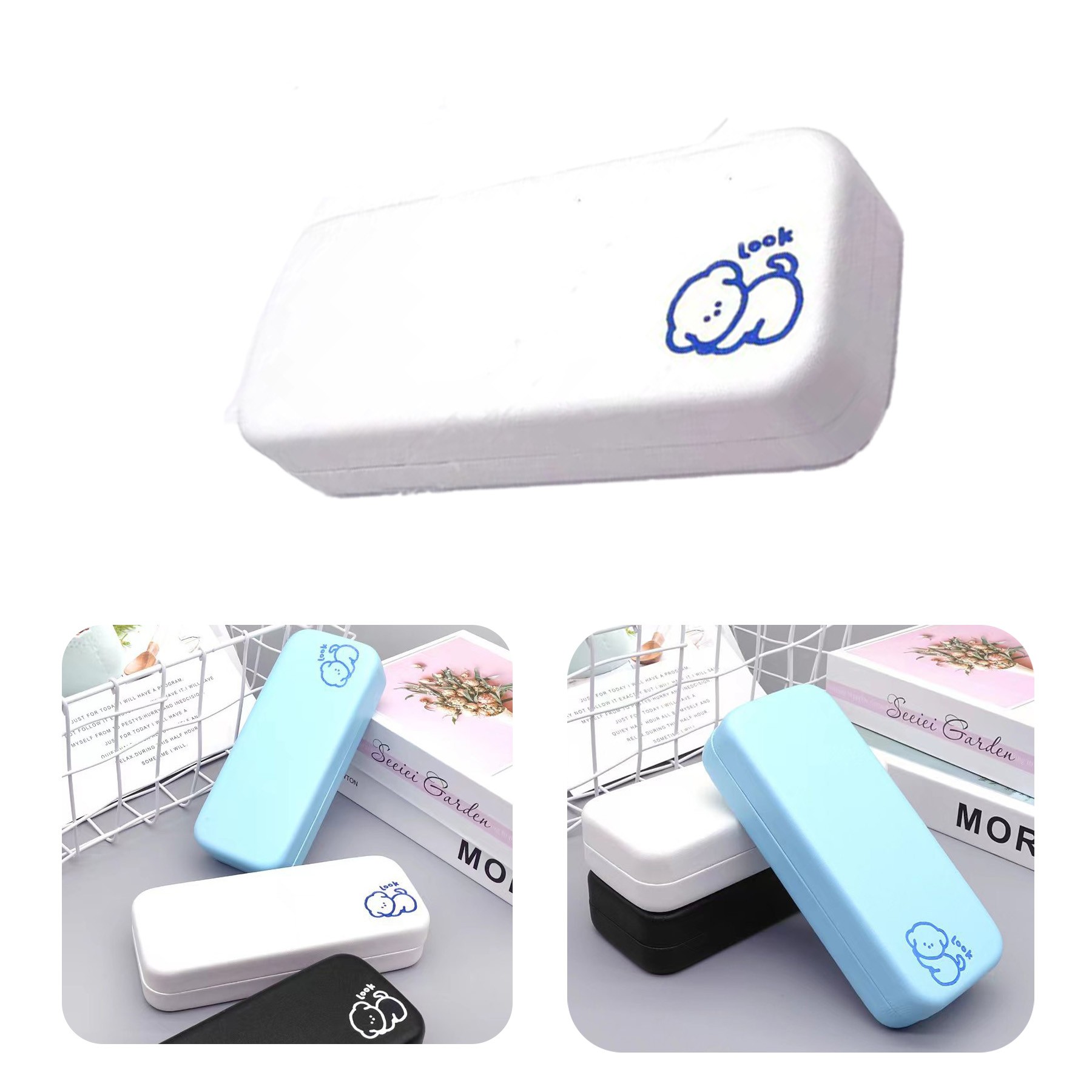 Simple Square Glasses Storage Box 3