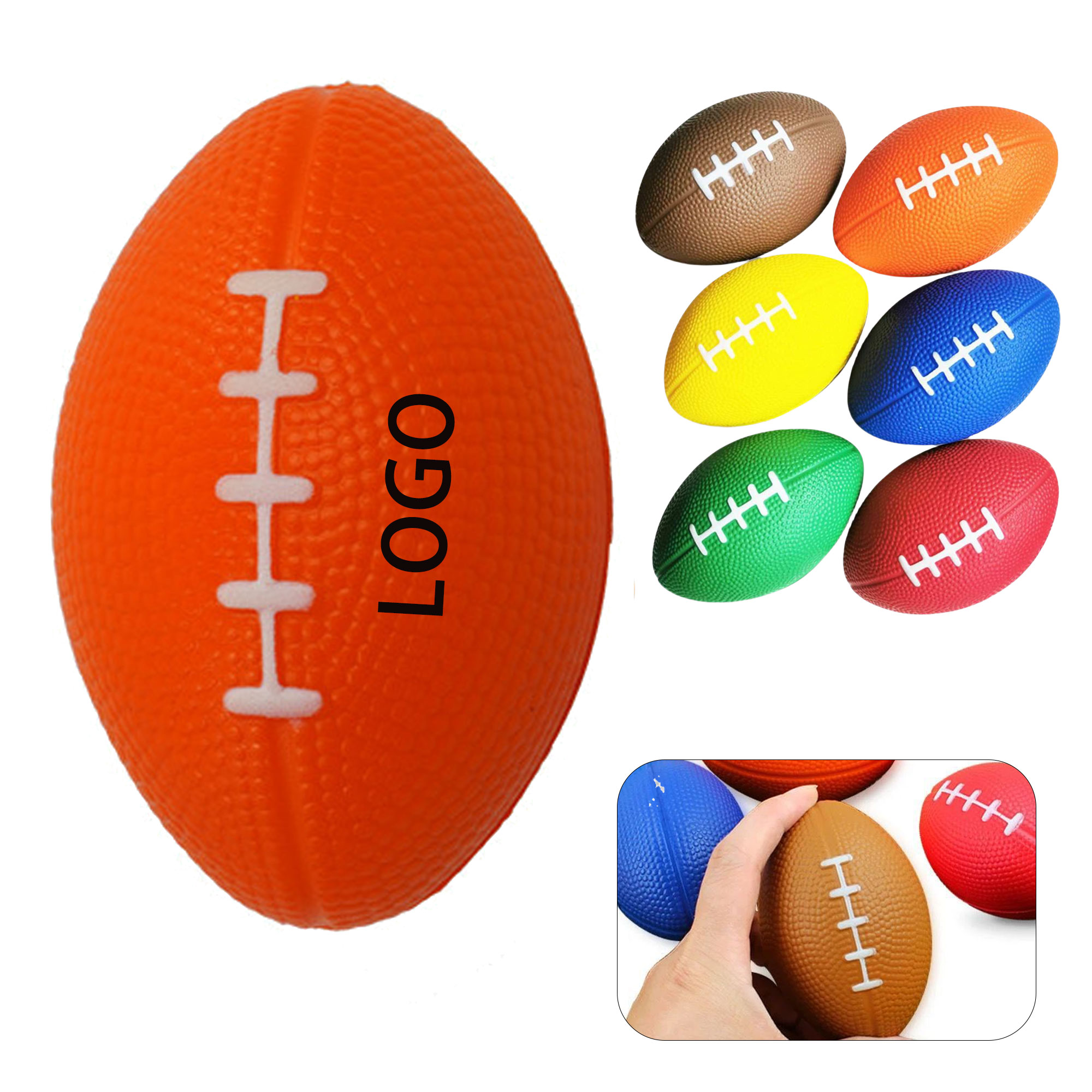 Mini Stress-Relieving Rugby Ball 1