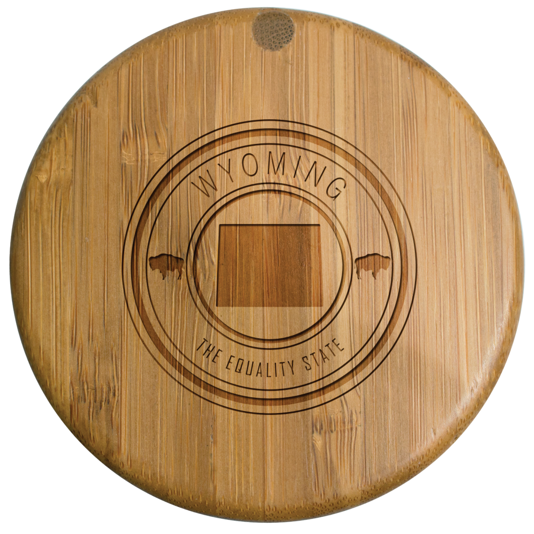 Wyoming State Stamp Salt Box 4