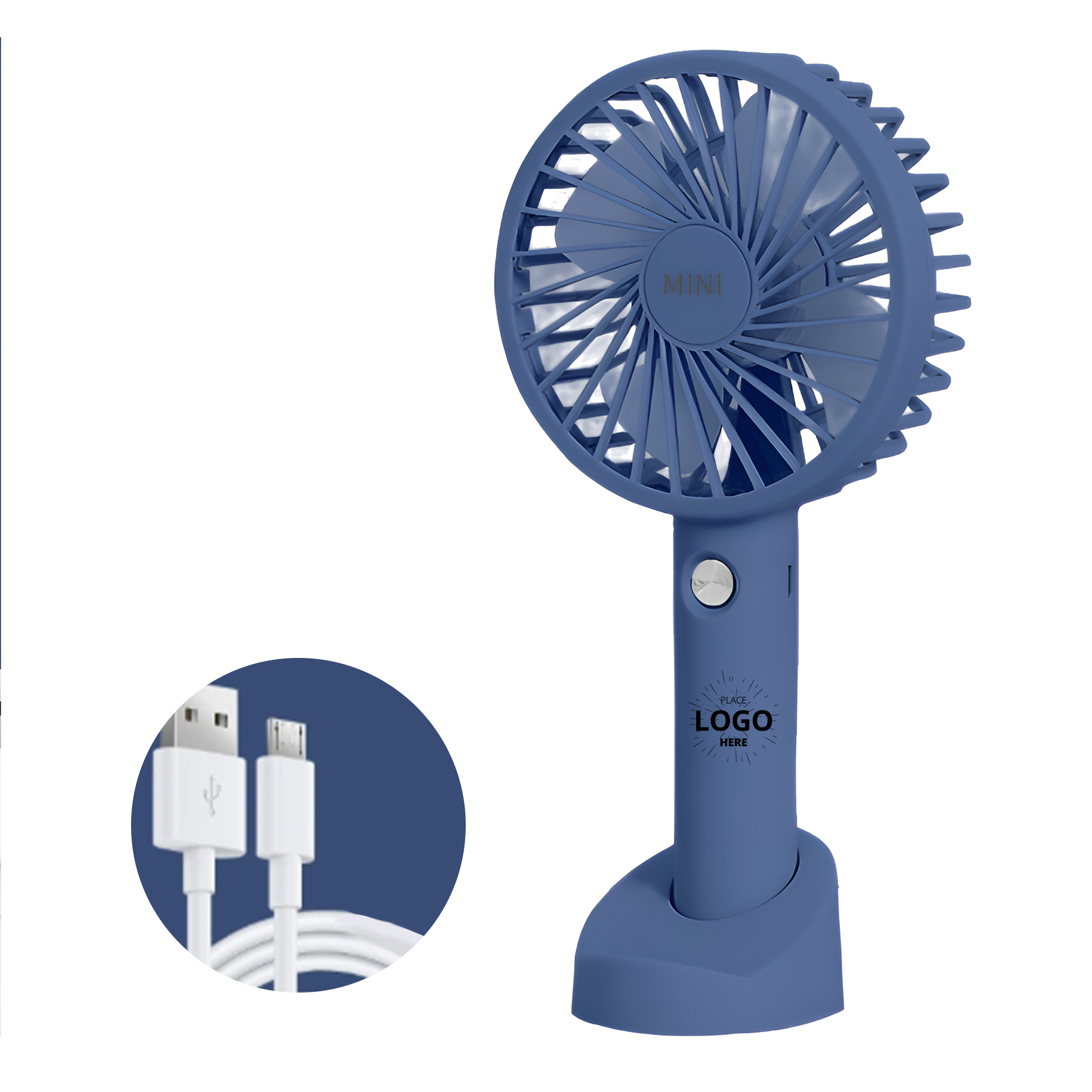 MOQ 50 USB Rechargeable Turbo Mini Handheld Fan 2